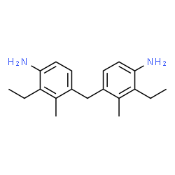 ChemSpider 2D Image | 4,4'-Methylenebis(2-ethyl-3-methylaniline) | C19H26N2
