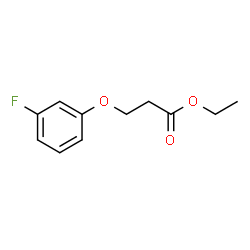 ChemSpider 2D Image | Ethyl 3-(3-fluorophenoxy)propanoate | C11H13FO3