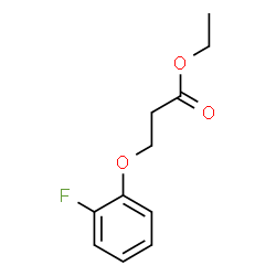 ChemSpider 2D Image | Ethyl 3-(2-fluorophenoxy)propanoate | C11H13FO3