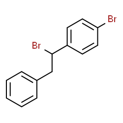 ChemSpider 2D Image | 1-Bromo-4-(1-bromo-2-phenylethyl)benzene | C14H12Br2