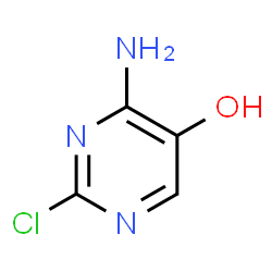ChemSpider 2D Image | 4-Amino-2-chloro-5-pyrimidinol | C4H4ClN3O