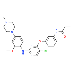 ChemSpider 2D Image | WZ4003 | C25H29ClN6O3