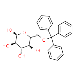 ChemSpider 2D Image | 6-O-Trityl-alpha-D-glucopyranose | C25H26O6