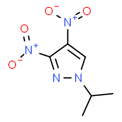 ChemSpider 2D Image | 1-Isopropyl-3,4-dinitro-1H-pyrazole | C6H8N4O4
