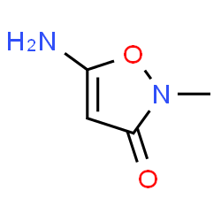 ChemSpider 2D Image | 5-Amino-2-methyl-1,2-oxazol-3(2H)-one | C4H6N2O2