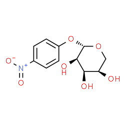 ChemSpider 2D Image | 4-Nitrophenyl beta-D-ribopyranoside | C11H13NO7