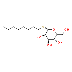 ChemSpider 2D Image | Octyl (5xi)-1-thio-alpha-L-lyxo-hexopyranoside | C14H28O5S