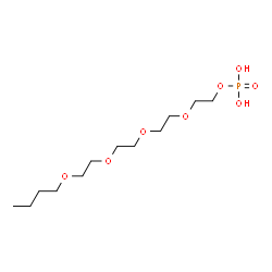 ChemSpider 2D Image | 3,6,9,12-Tetraoxahexadec-1-yl dihydrogen phosphate | C12H27O8P
