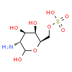 ChemSpider 2D Image | D-GALACTOSAMINE-6-O-SULPHATE | C6H13NO8S
