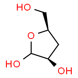 ChemSpider 2D Image | 3-Deoxy-L-arabinose | C5H10O4