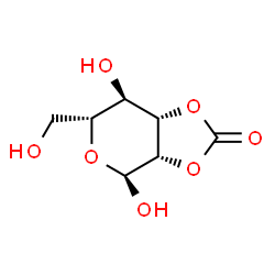 ChemSpider 2D Image | 2,3-O-Carbonyl-a-D-mannopyranose | C7H10O7