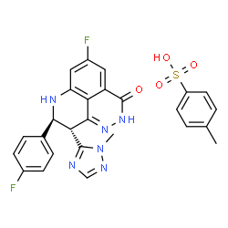 ChemSpider 2D Image | TALAZOPARIB TOSYLATE | C26H22F2N6O4S
