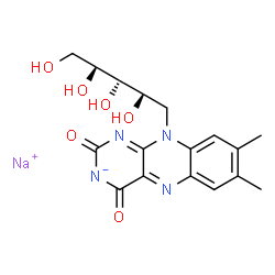 ChemSpider 2D Image | RIBOFLAVIN SODIUM | C17H19N4NaO6