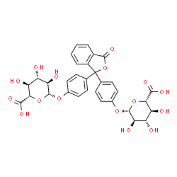 ChemSpider 2D Image | PHENOLPHTHALEIN DIGLUCURONOSIDE | C32H30O16