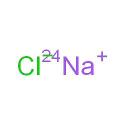ChemSpider 2D Image | SODIUM CHLORIDE NA-24 | Cl24Na