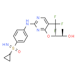 ChemSpider 2D Image | Roniciclib | C18H21F3N4O3S
