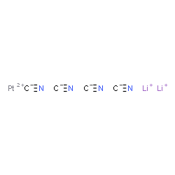 ChemSpider 2D Image | Lithium platinum(2+) cyanide (2:1:4) | C4Li2N4Pt