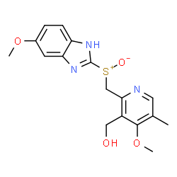 ChemSpider 2D Image | 3-HYDROXYOMEPRAZOLE | C17H19N3O4S