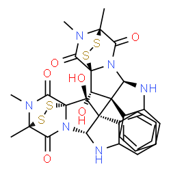 ChemSpider 2D Image | Verticillin A | C30H28N6O6S4
