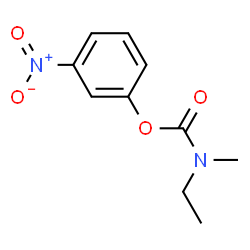 ChemSpider 2D Image | 3-Nitrophenyl ethyl(methyl)carbamate | C10H12N2O4