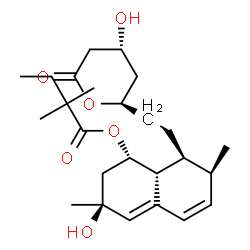 ChemSpider 2D Image | (6S)-6-hydroxysimvastatin | C25H38O6