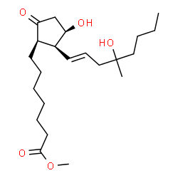 ChemSpider 2D Image | 12-EPIMISOPROSTOL | C22H38O5