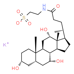 ChemSpider 2D Image | POTASSIUM TAUROCHOLATE | C26H44KNO7S