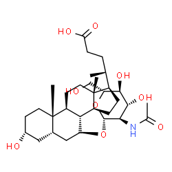 ChemSpider 2D Image | N-ACETYLGLUCOSAMINYL URSODEOXYCHOLIC ACID | C32H53NO9