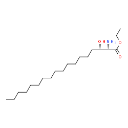ChemSpider 2D Image | Ethyl (2S,3S)-2-amino-3-hydroxyoctadecanoate | C20H41NO3