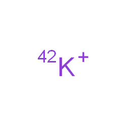 ChemSpider 2D Image | (~42~K)Potassium | 42K