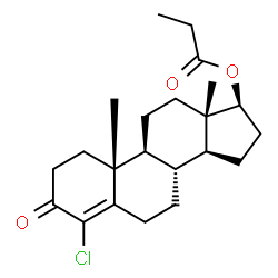 ChemSpider 2D Image | CLOSTEBOL PROPIONATE | C22H31ClO3