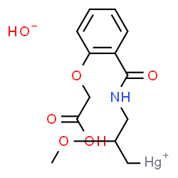 ChemSpider 2D Image | MERSALYL ACID | C13H17HgNO6