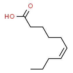 ChemSpider 2D Image | (6Z)-6-Decenoic acid | C10H18O2