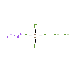 ChemSpider 2D Image | Sodium fluoride - tetrafluorosilane (2:2:1) | F6Na2Si