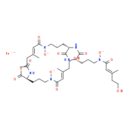 ChemSpider 2D Image | Coprogen | C35H53FeN6O13