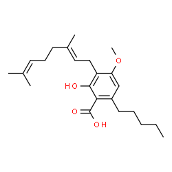 ChemSpider 2D Image | CANNABIGEROLIC ACID MONOMETHYL ETHER | C23H34O4