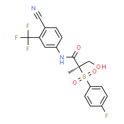 ChemSpider 2D Image | UNII:9F00FQB8W8 | C18H14F4N2O4S