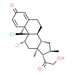 ChemSpider 2D Image | LOCICORTOLONE | C22H28Cl2O3