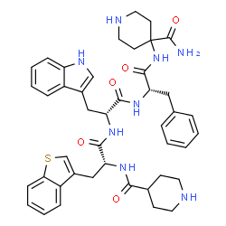ChemSpider 2D Image | Relamorelin | C43H50N8O5S
