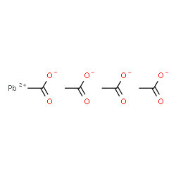 ChemSpider 2D Image | Acetate, lead(2+) salt (4:1) | C8H12O8Pb