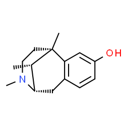 ChemSpider 2D Image | beta-(+)-Metazocine | C15H21NO