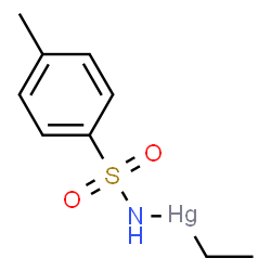 ChemSpider 2D Image | N-(ETHYLMERCURI)-P-TOLUENESULFONAMIDE | C9H13HgNO2S