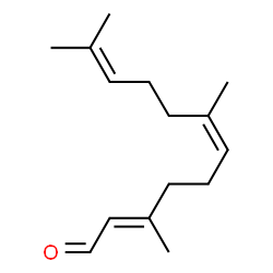 ChemSpider 2D Image | (2E,6Z)-farnesal | C15H24O