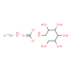 ChemSpider 2D Image | UNII:JDN69ZV6XV | C7H15AlNaO10