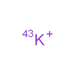 ChemSpider 2D Image | (~43~K)Potassium | 43K