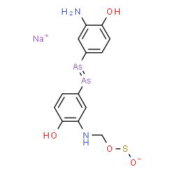 ChemSpider 2D Image | Neoarsphenamine | C13H13As2N2NaO4S