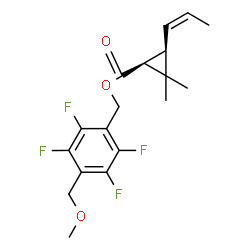 ChemSpider 2D Image | cis-(Z)-metofluthrin | C18H20F4O3
