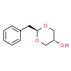 ChemSpider 2D Image | trans-2-Benzyl-1,3-dioxan-5-ol | C11H14O3