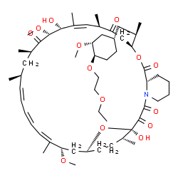 ChemSpider 2D Image | (1R,9S,12S,15R,16Z,18R,19R,21R,23S,24Z,26Z,28Z,30S,32S,35R)-12-{(2R)-1-[(1S,3R,4R)-4-(2-Ethoxyethoxy)-3-methoxycyclohexyl]-2-propanyl}-1,18-dihydroxy-19,30-dimethoxy-15,17,21,23,29,35-hexamethyl-11,36
-dioxa-4-azatricyclo[30.3.1.0~4,9~]hexatriaconta-16,24,26,28-tetraene-2,3,10,14,20-pentone | C55H87NO14