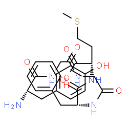 ChemSpider 2D Image | 4-D-phe5-met-enkephalin | C27H35N5O7S